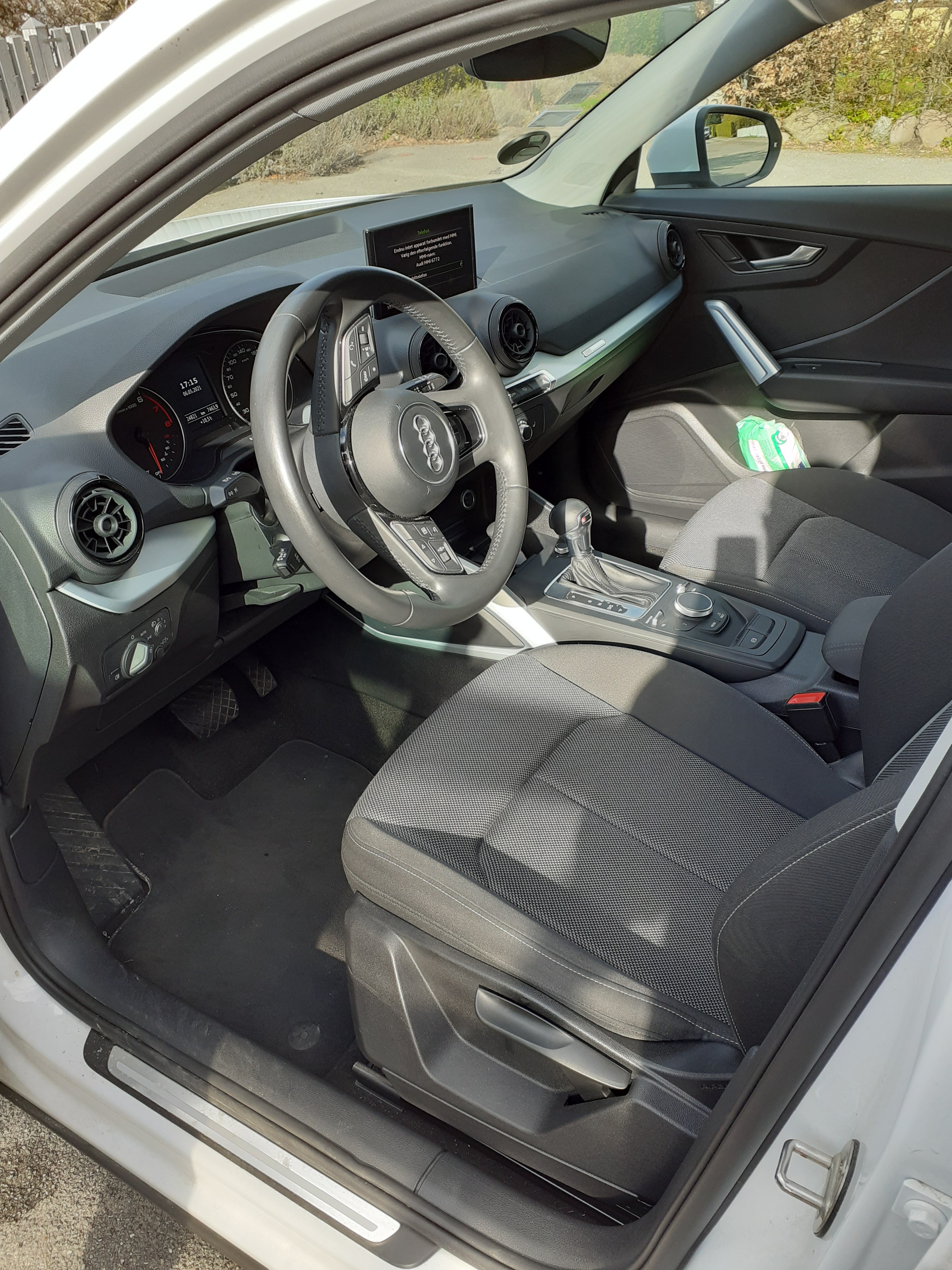 Hvid Audi Q2 fra 2018