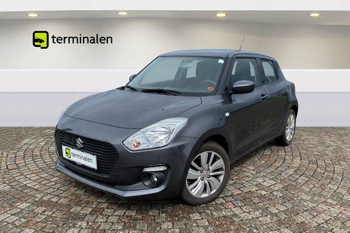 Grå Suzuki Swift fra 2018