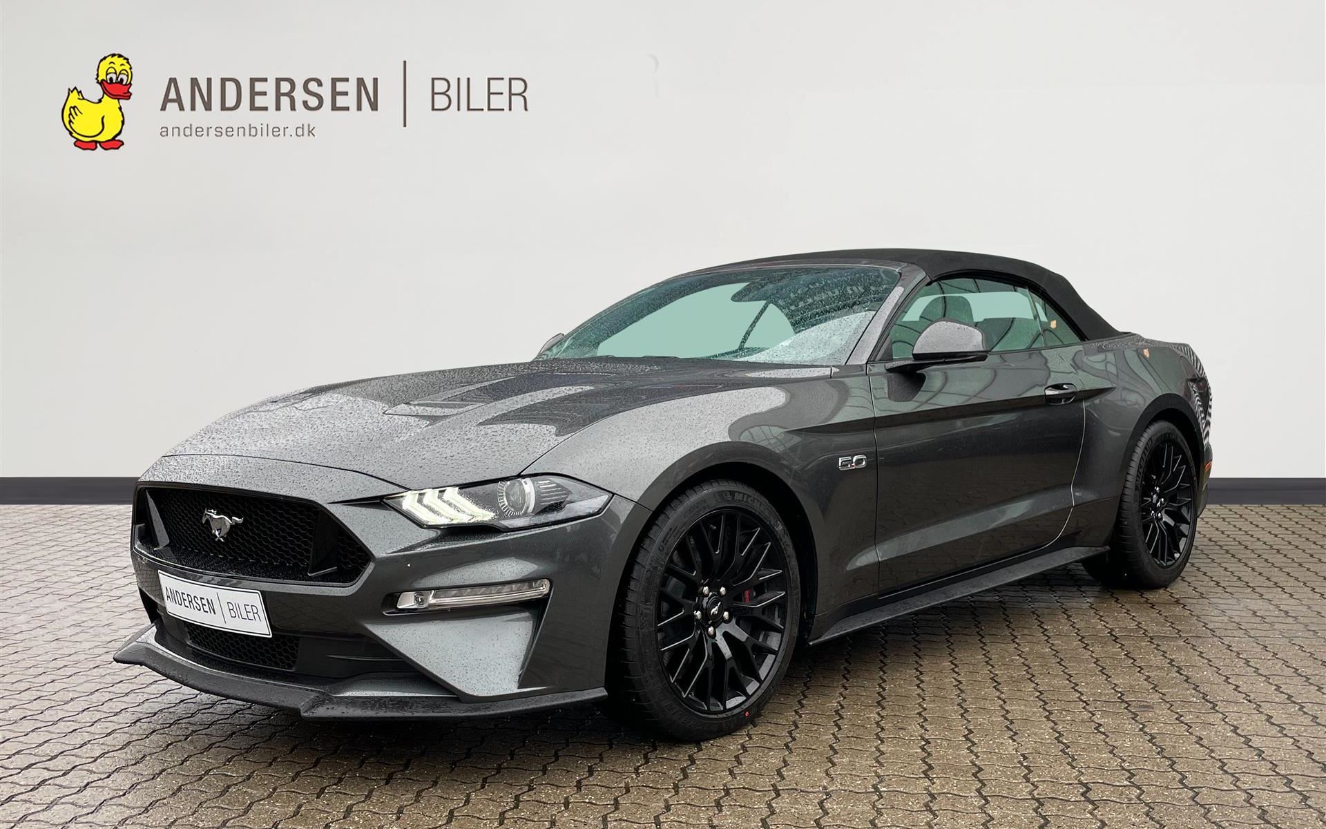 Grå Ford Mustang fra 2020