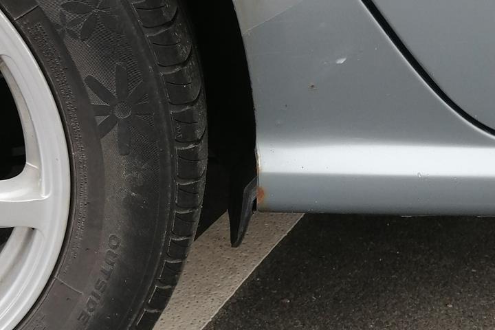 Blå Skoda Fabia fra 2002