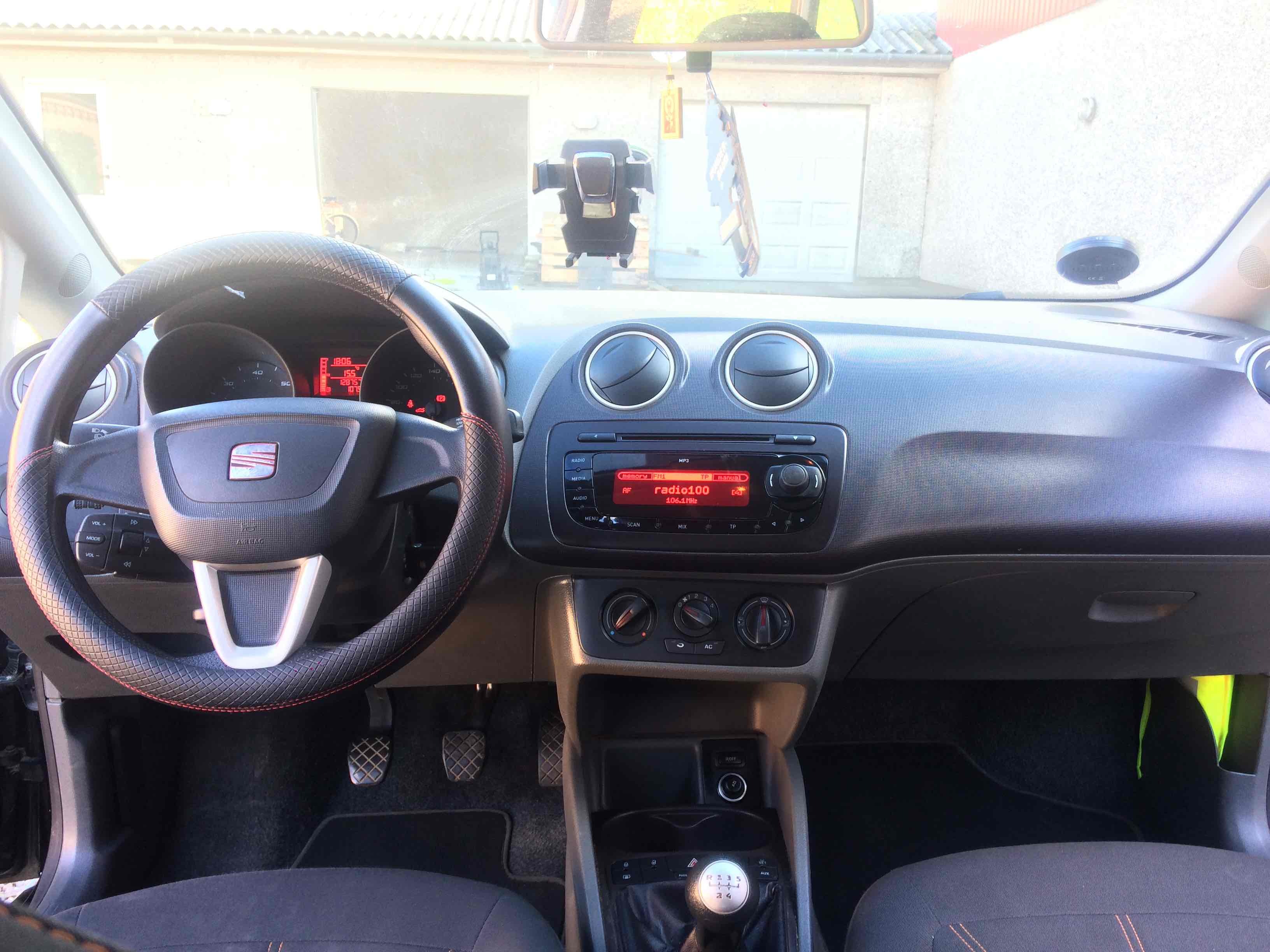Sort Seat Ibiza fra 2011