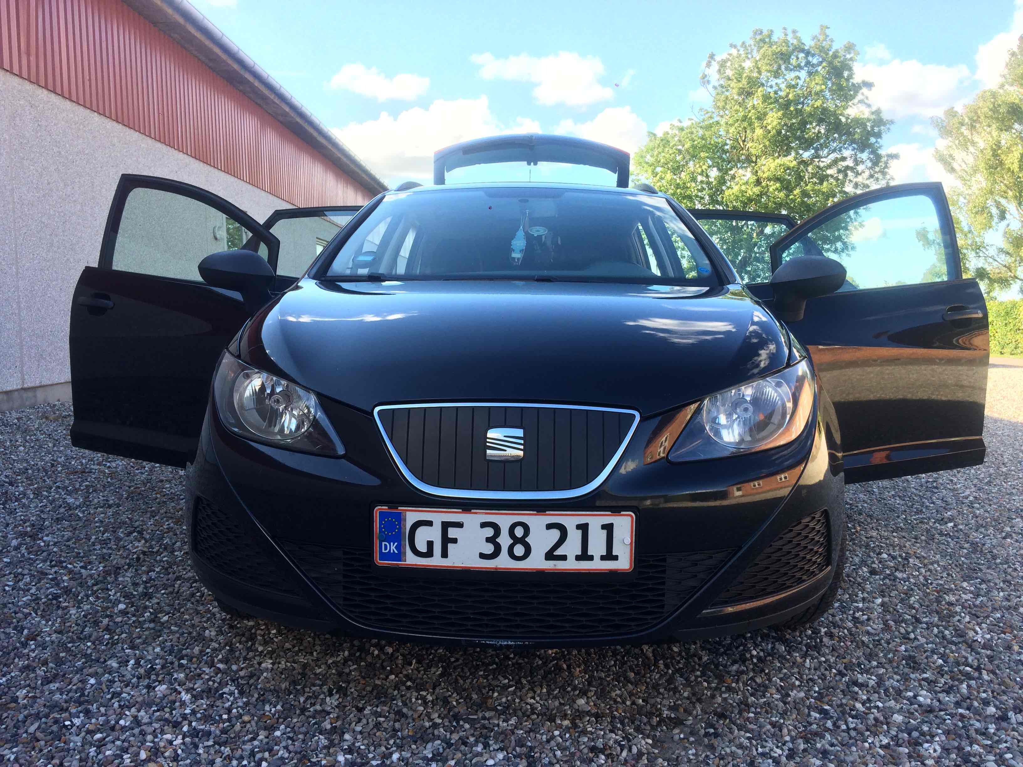 Sort Seat Ibiza fra 2011