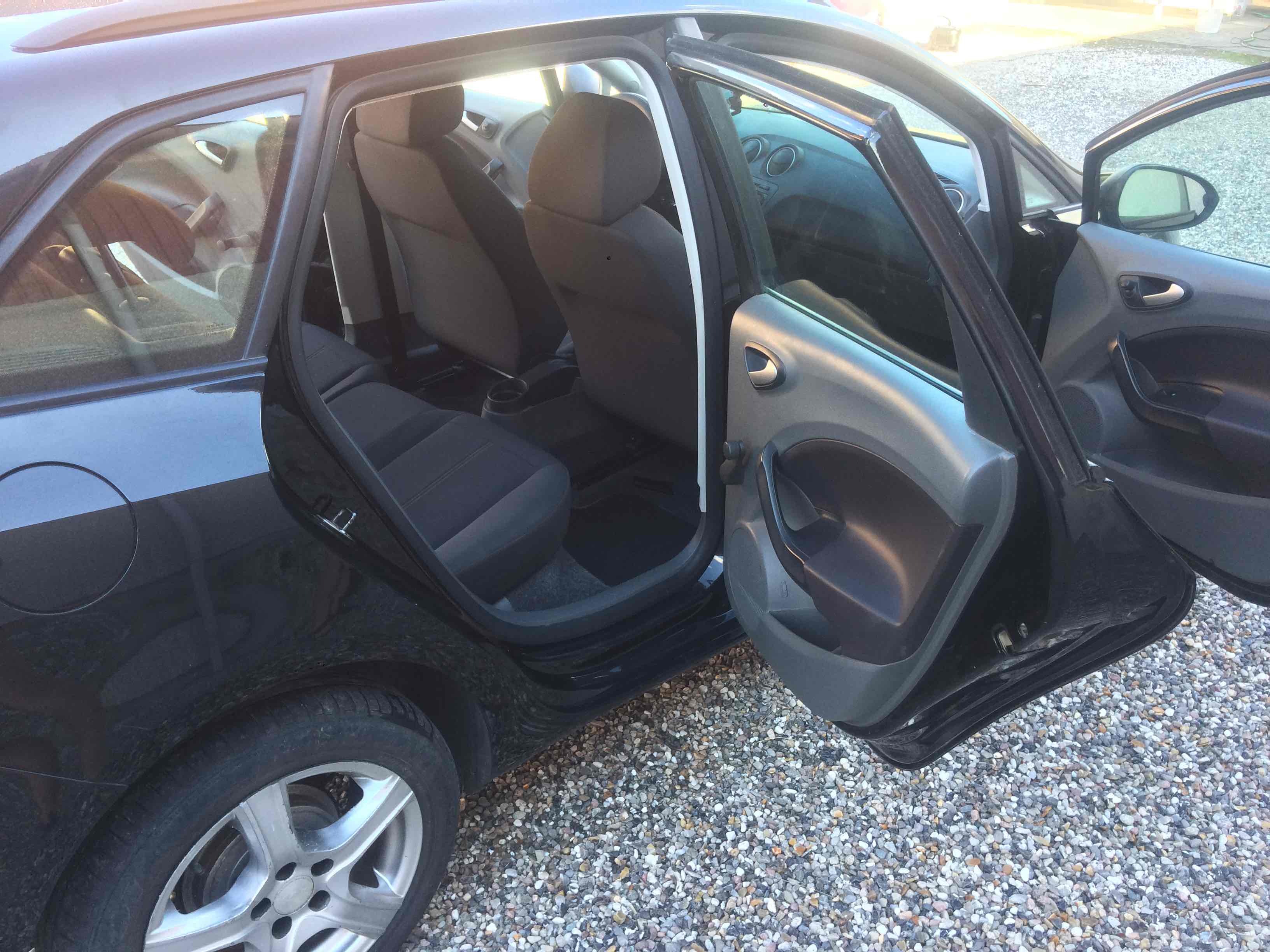 Sort Seat Ibiza fra 2011