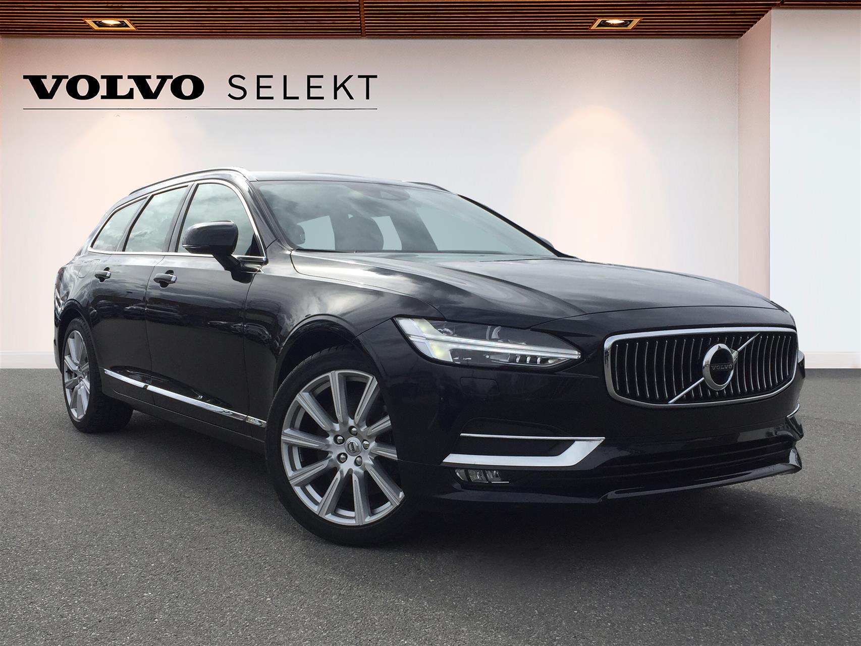 Sort Volvo V90 fra 2018