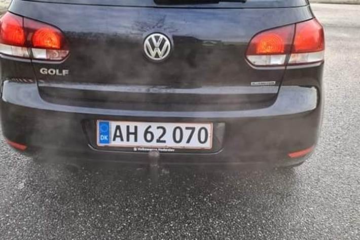 Sort VW Golf VI fra 2012