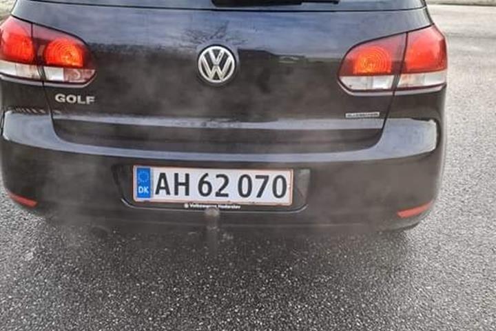 Sort VW Golf VI fra 2012