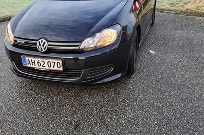 Sort VW Golf VI fra 2012