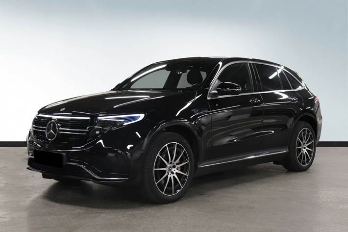 Sort Mercedes EQC400 fra 2020