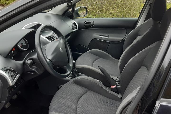 Sort Peugeot 206+ fra 2010