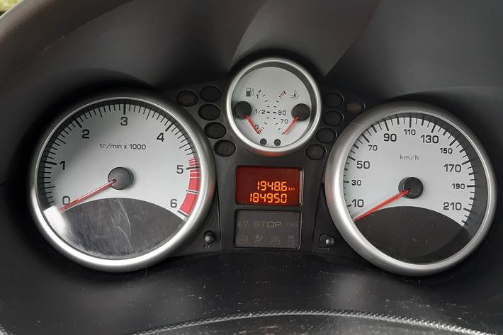 Sort Peugeot 206+ fra 2010