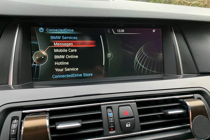 Sort BMW 520 fra 2014