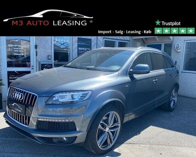 Hvid Audi Q7 fra 2011