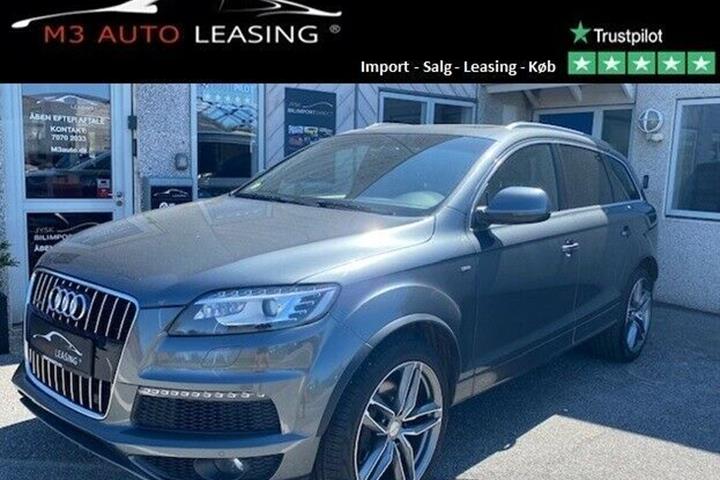 Hvid Audi Q7 fra 2011