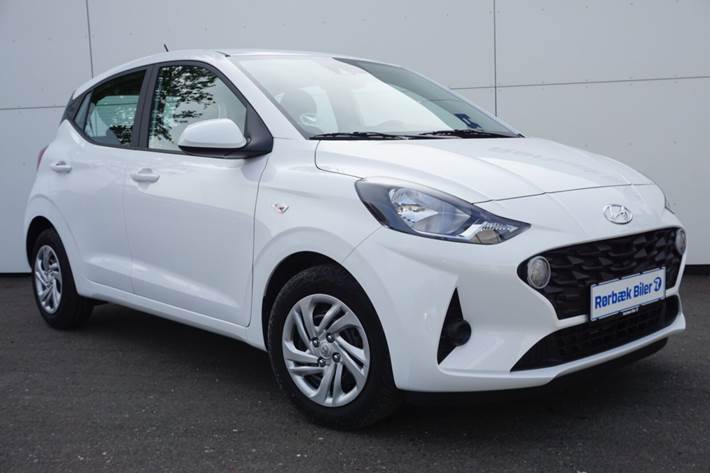 Hvid Hyundai i10 fra 2021
