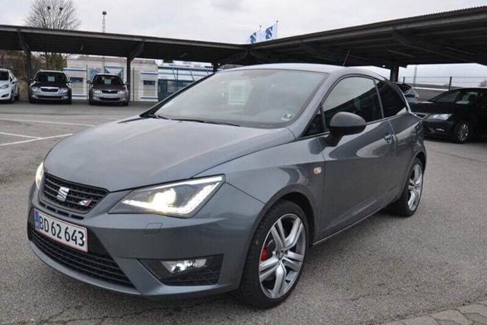 Grå Seat Ibiza fra 2017
