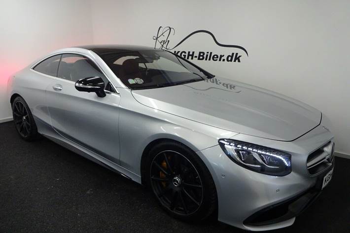 Grå Mercedes S63 fra 2016