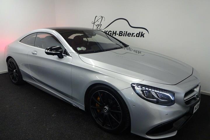Grå Mercedes S63 fra 2016