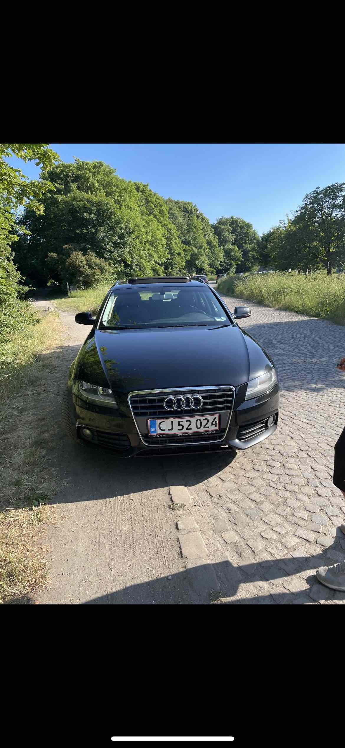 Sort Audi A4 fra 2010