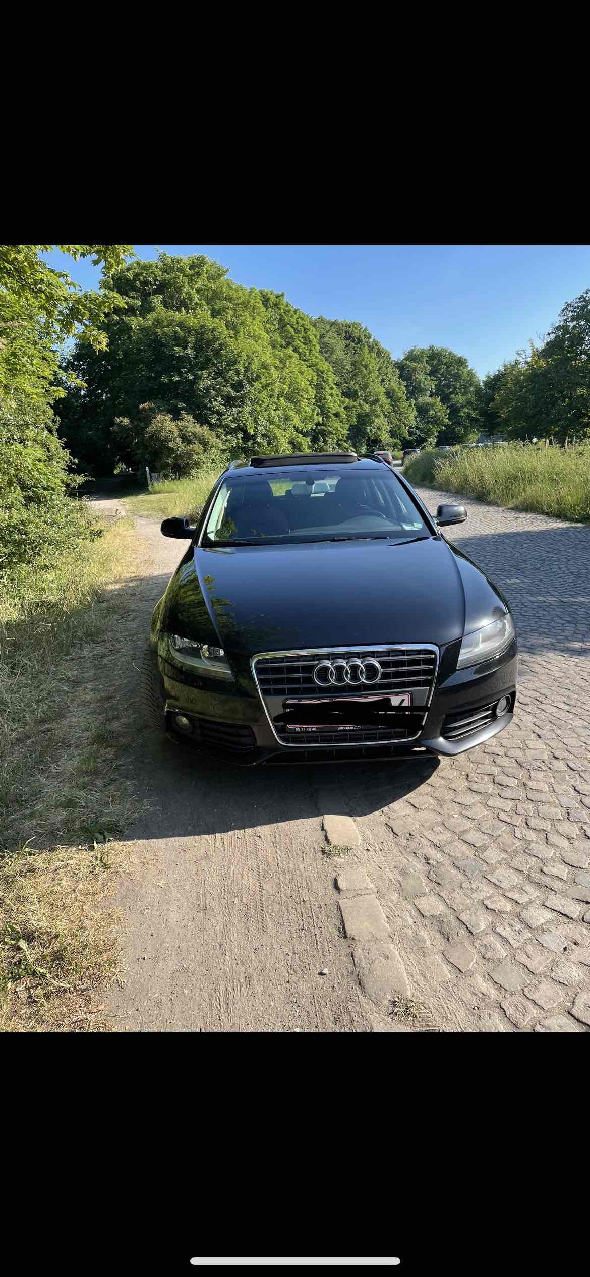 Sort Audi A4 fra 2010