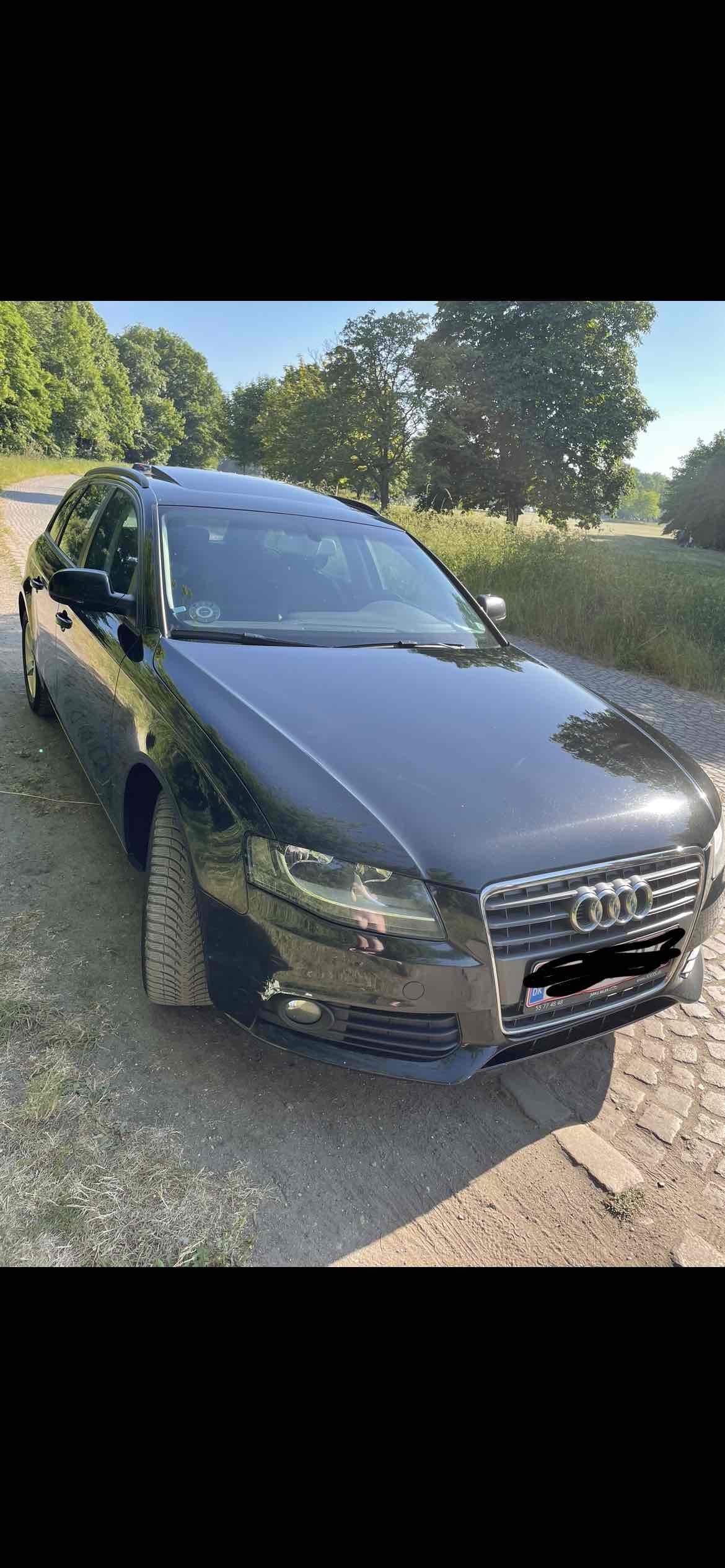 Sort Audi A4 fra 2010