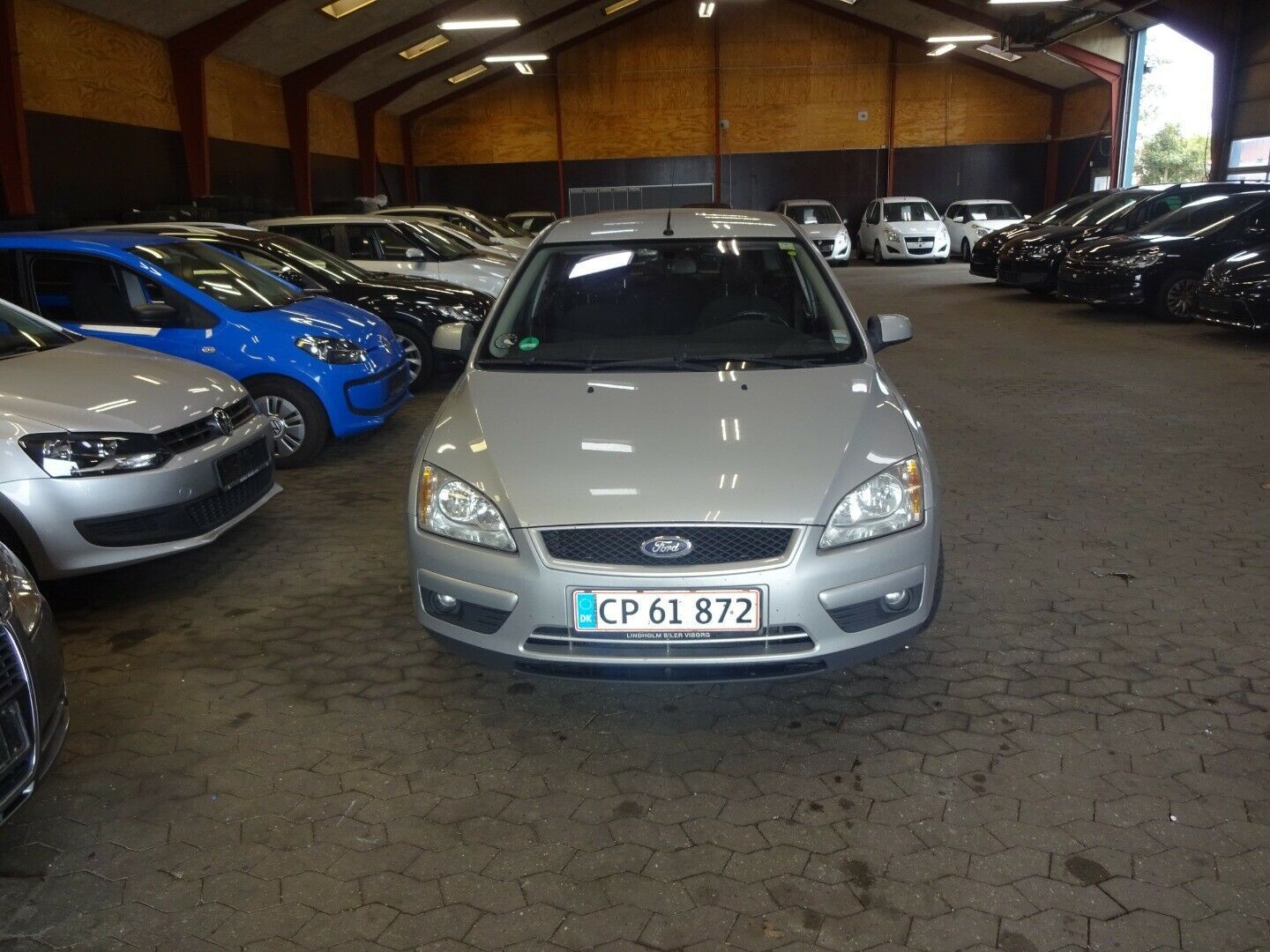 Grå Ford Focus fra 2007