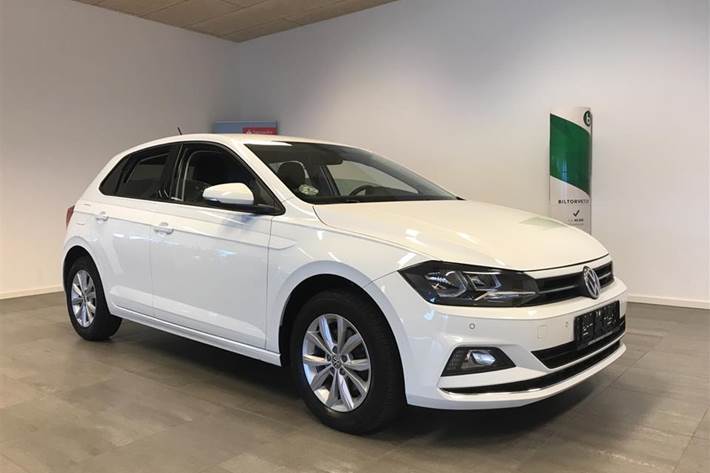 Hvid VW Polo fra 2018