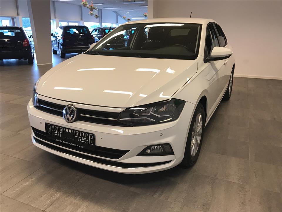 Hvid VW Polo fra 2018