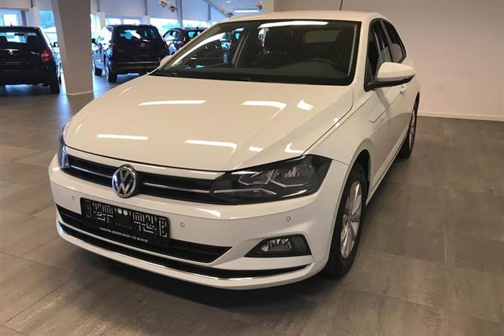 Hvid VW Polo fra 2018