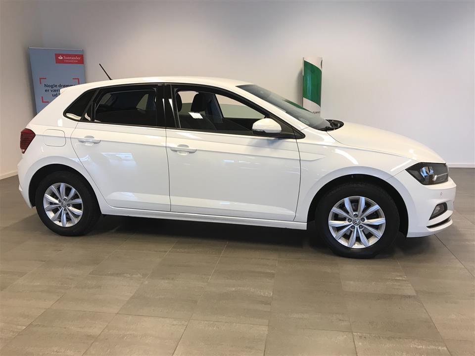 Hvid VW Polo fra 2018
