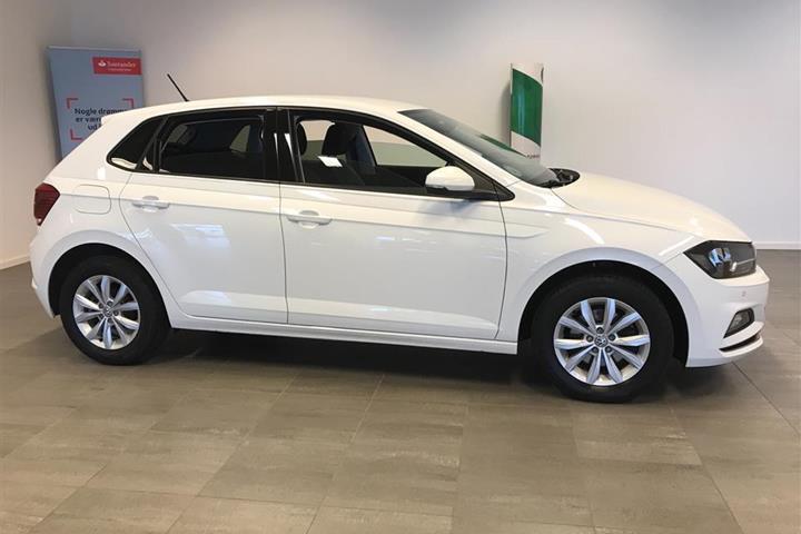 Hvid VW Polo fra 2018