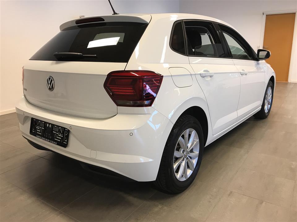 Hvid VW Polo fra 2018