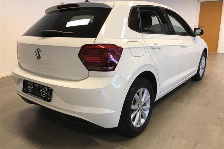 Hvid VW Polo fra 2018