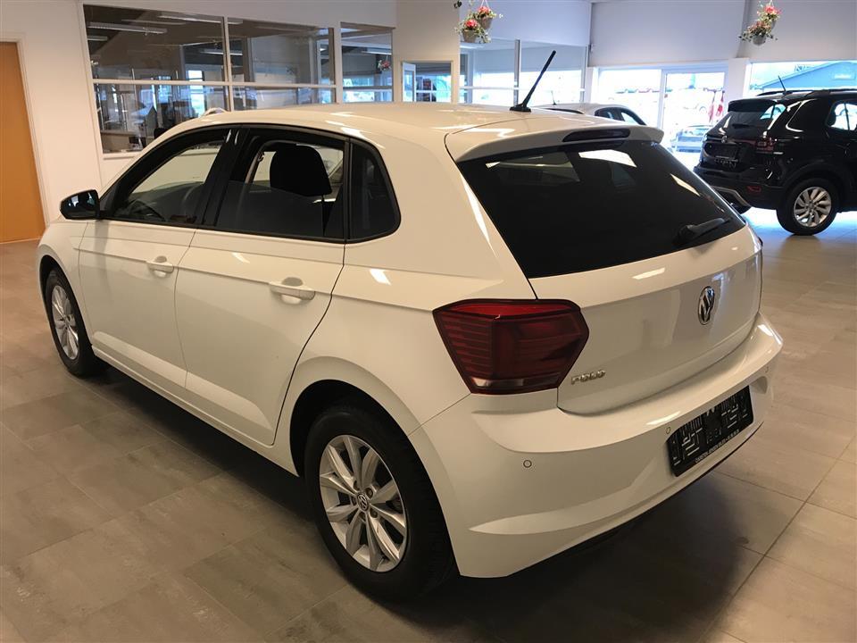 Hvid VW Polo fra 2018