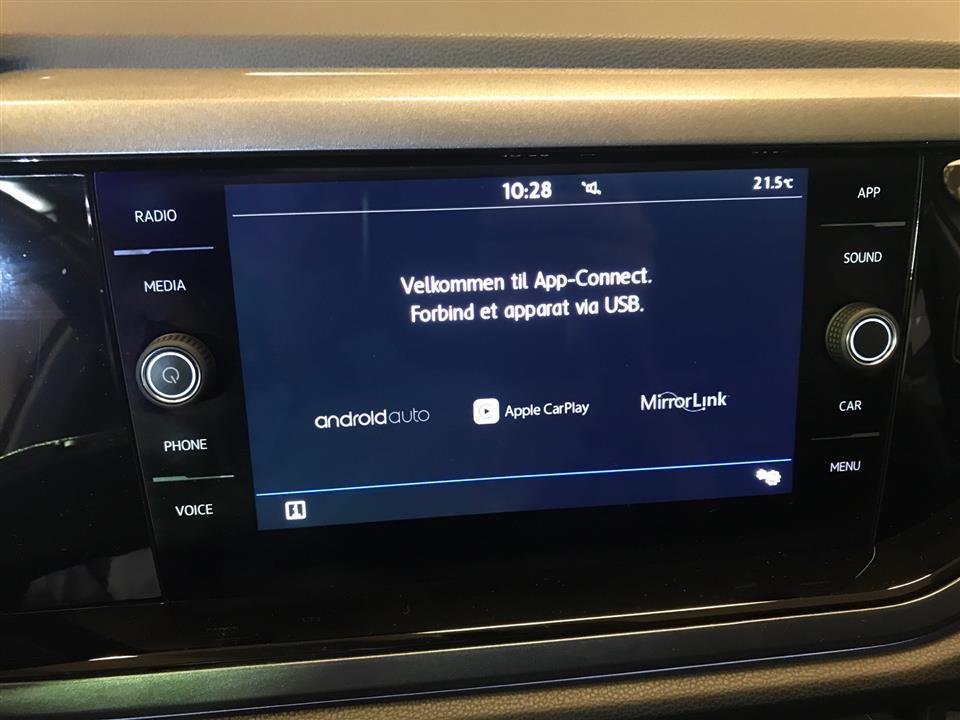 Hvid VW Polo fra 2018