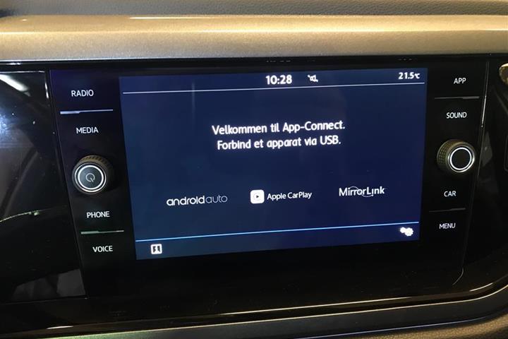 Hvid VW Polo fra 2018
