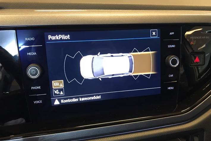 Hvid VW Polo fra 2018