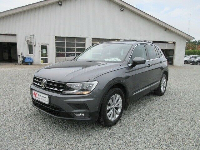 Grå VW Tiguan fra 2018