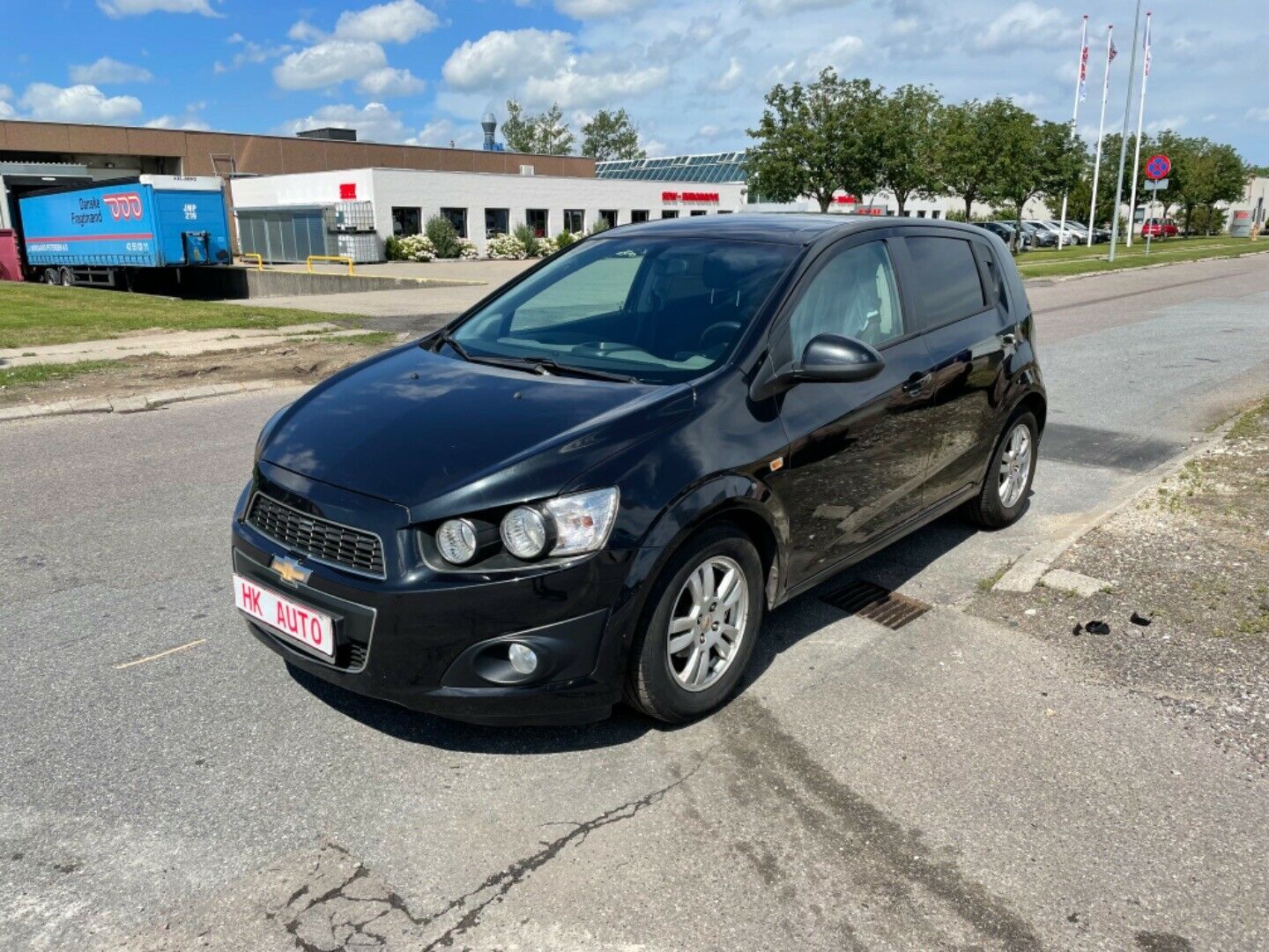 Grå Chevrolet Aveo fra 2012
