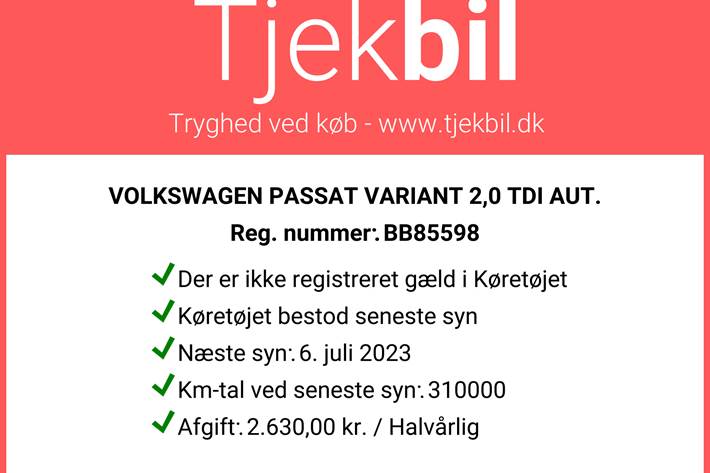 undefined VW Passat fra 2011