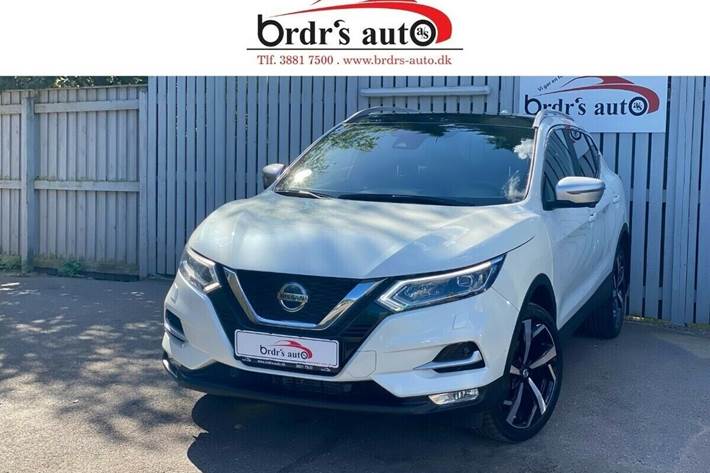 Hvid Nissan Qashqai fra 2018