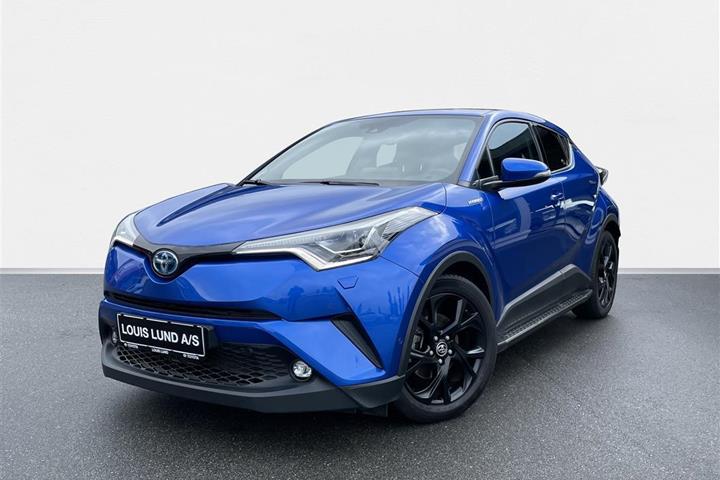 Blå Toyota C-HR fra 2019
