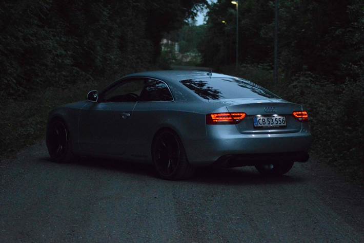 Sølv Audi A5 fra 2008