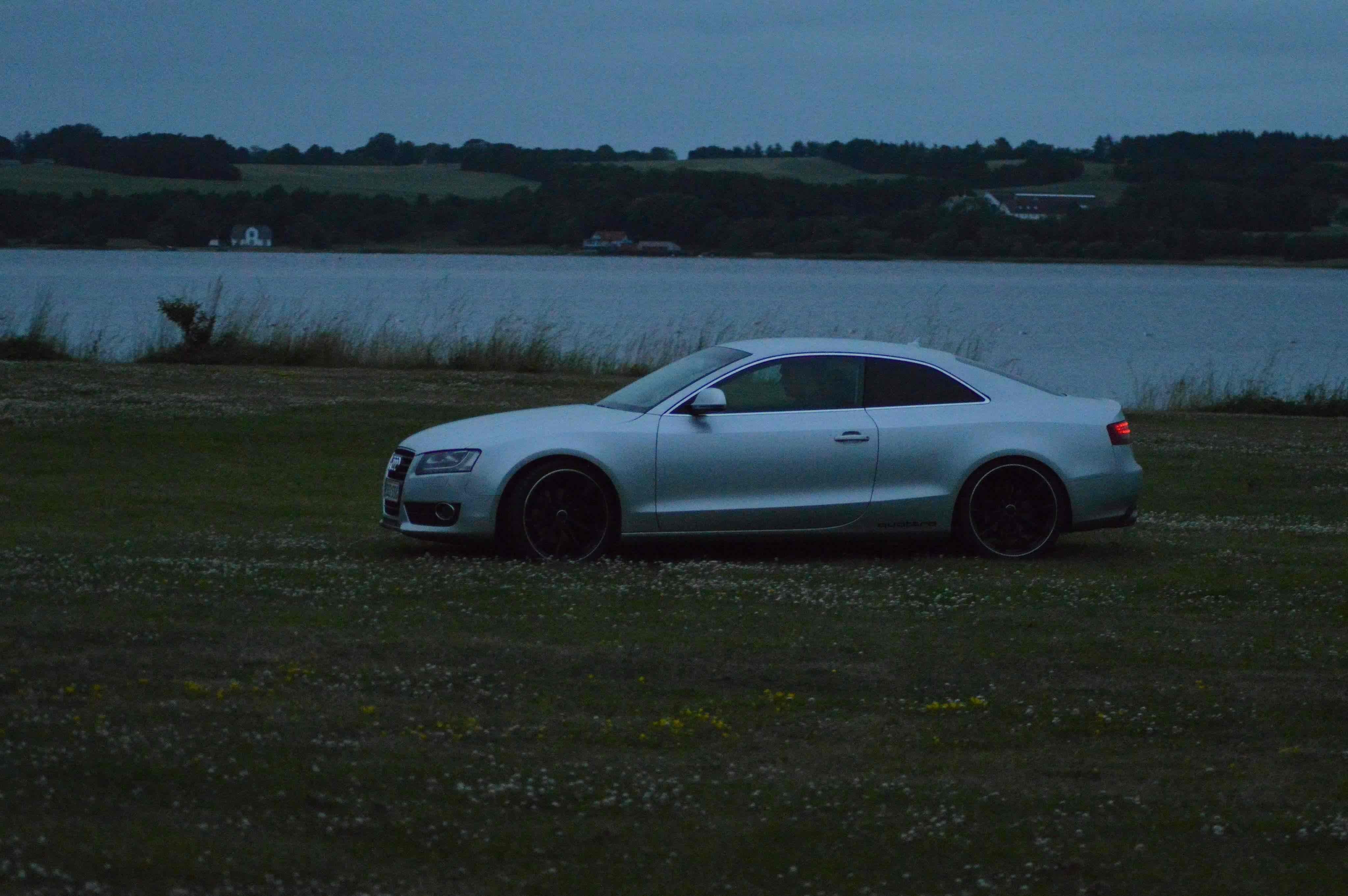Sølv Audi A5 fra 2008