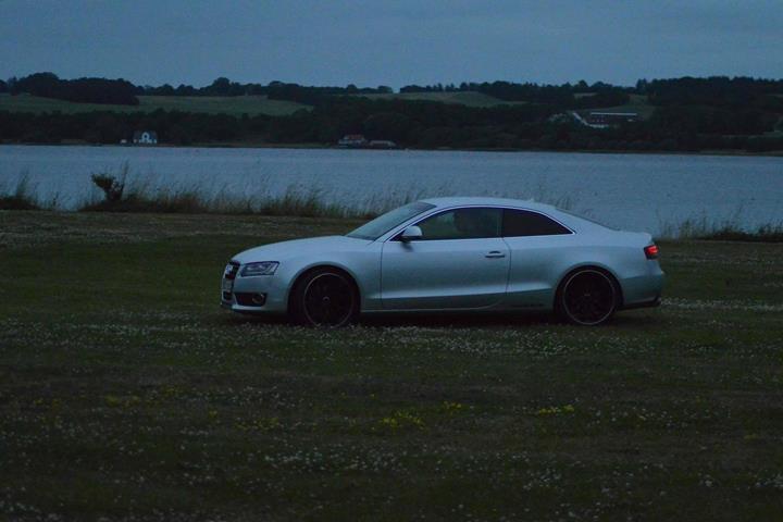 Sølv Audi A5 fra 2008