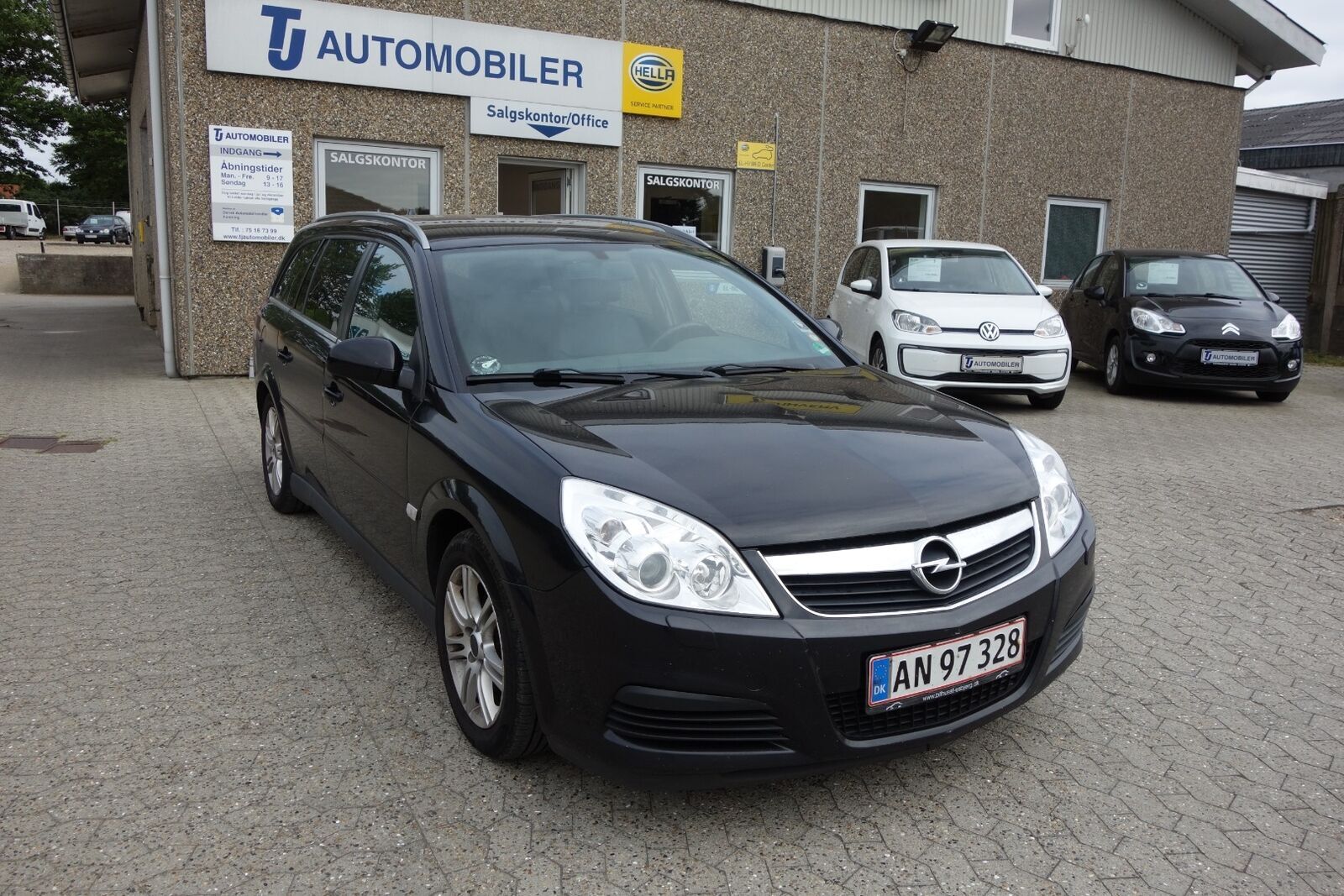 Sort Opel Vectra fra 2009