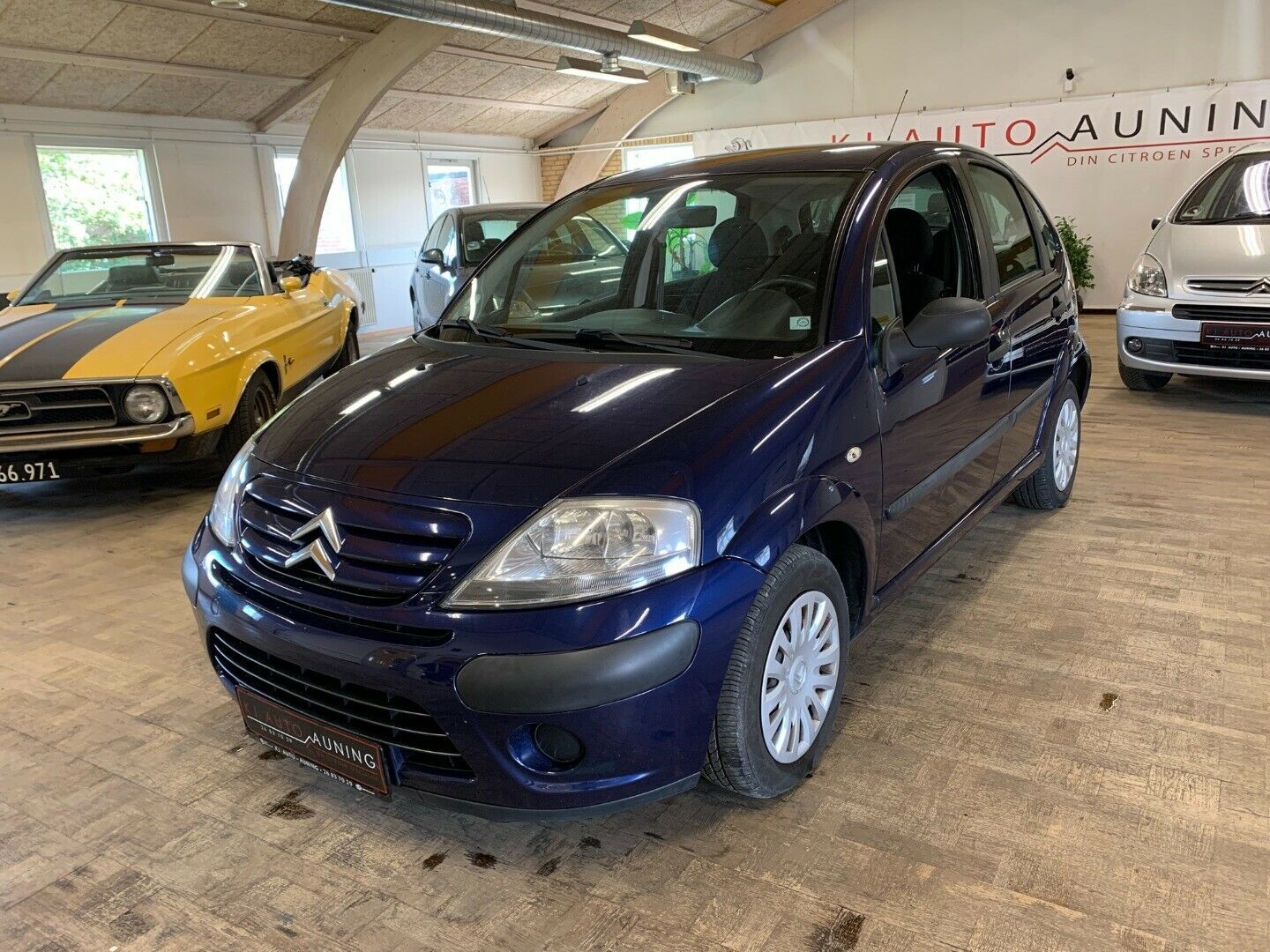 Blå Citroën C3 fra 2007