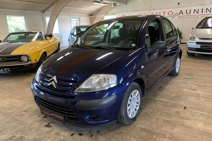 Blå Citroën C3 fra 2007