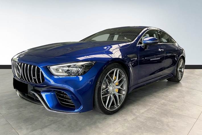 Blå Mercedes AMG GT 63 fra 2018
