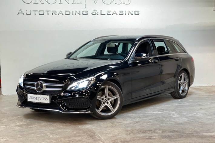 Sort Mercedes C220 d fra 2016