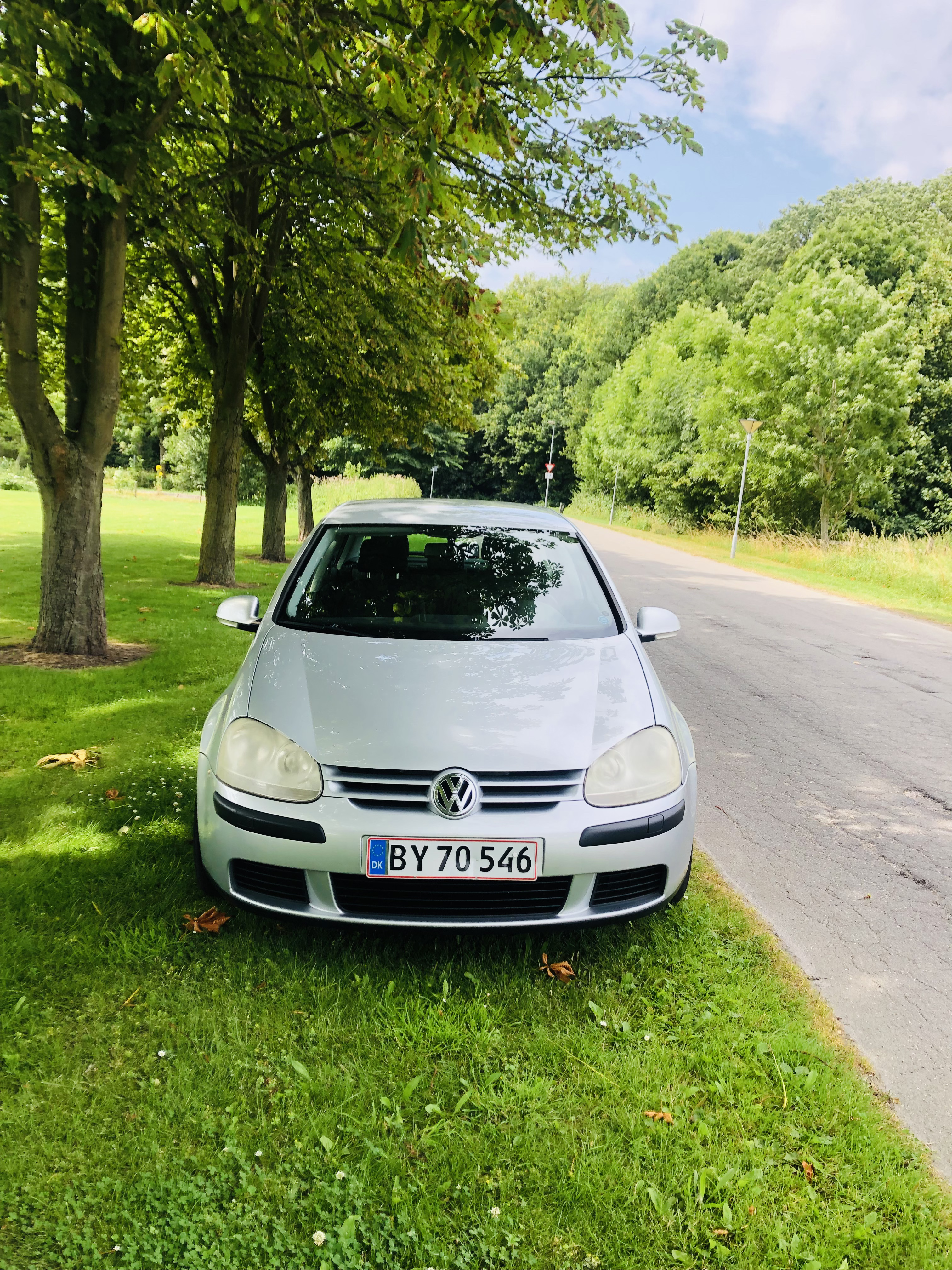 Sølv VW Golf V fra 2006